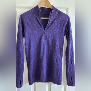 Lululemon Rulu Half zipped
